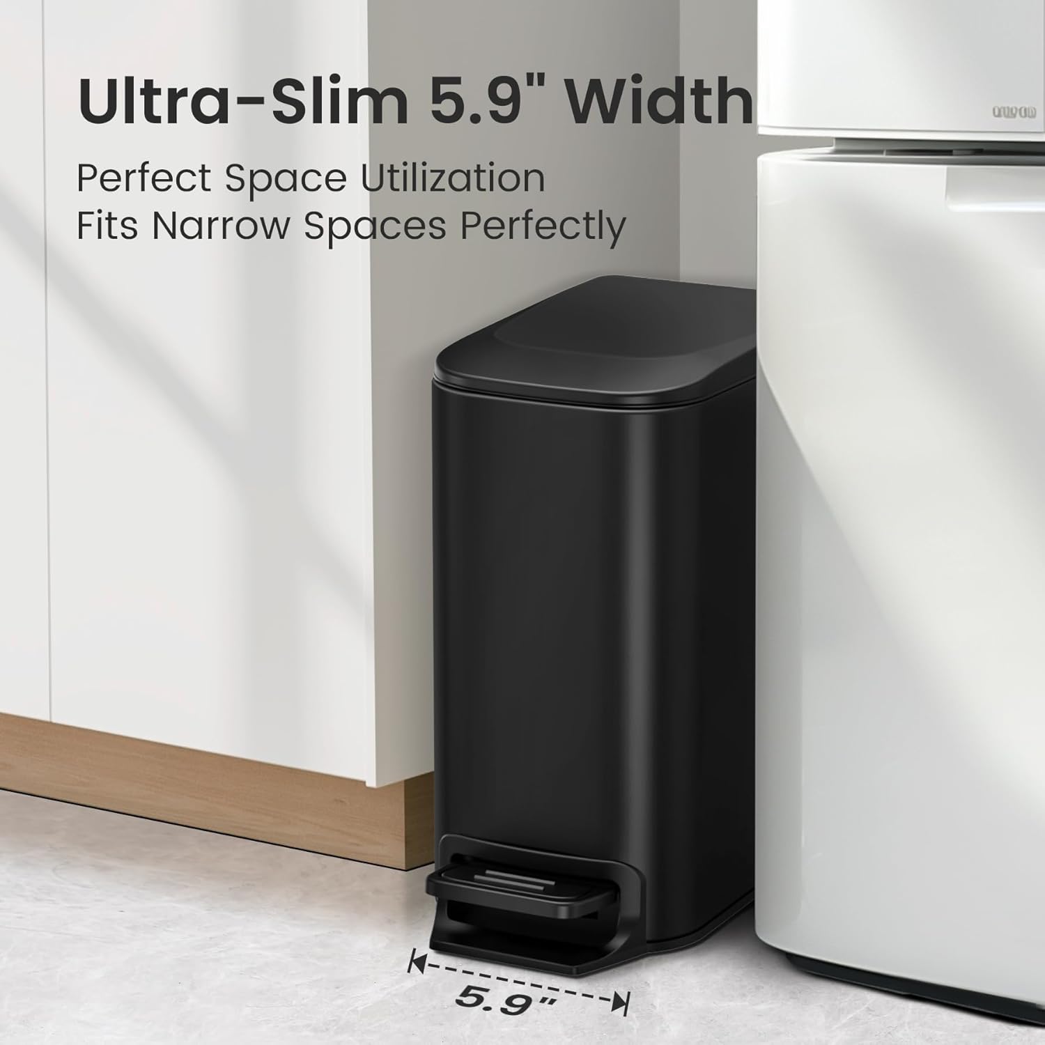 Thumbnail 1 de Cesun Small Bathroom Trash Can 6L 🗑