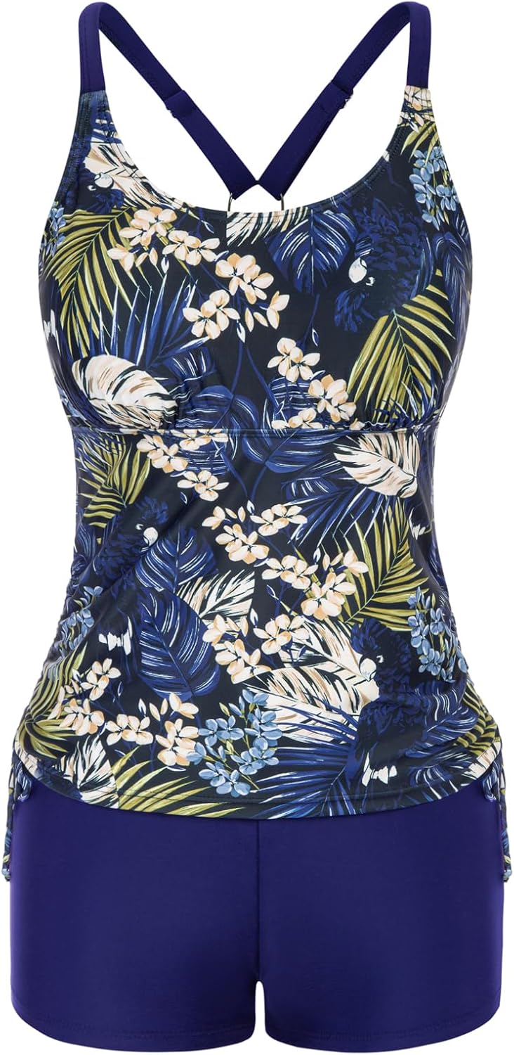 Detalle 2 de Tankini Damen Zweiteiler mit Bauchkontrolle