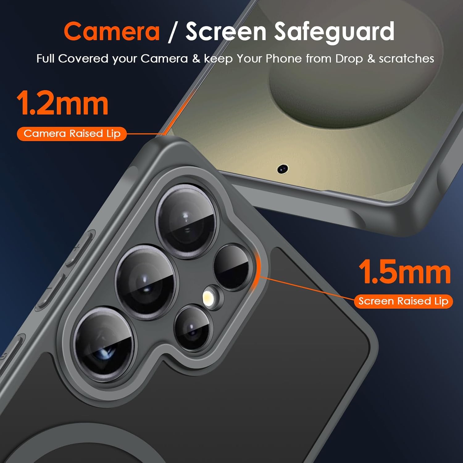 Thumbnail 6 de ivoler Coque Magnétique pour Samsung Galaxy S25 Ultra 5G — Transparente, antichoc et compatible MagSafe