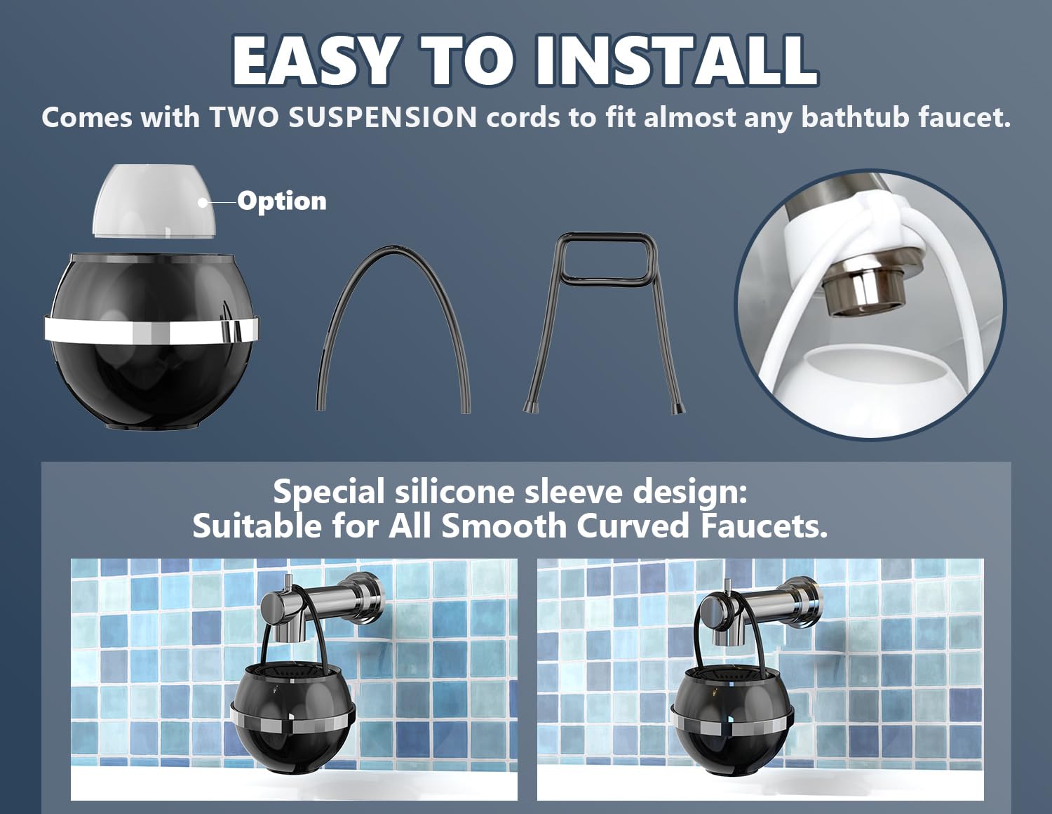 Detalle 2 de SHLLKTTRY SHLLKTTRY-003 Bathtub Water Filter, 8-Stage, 2,500-Gallon Capacity