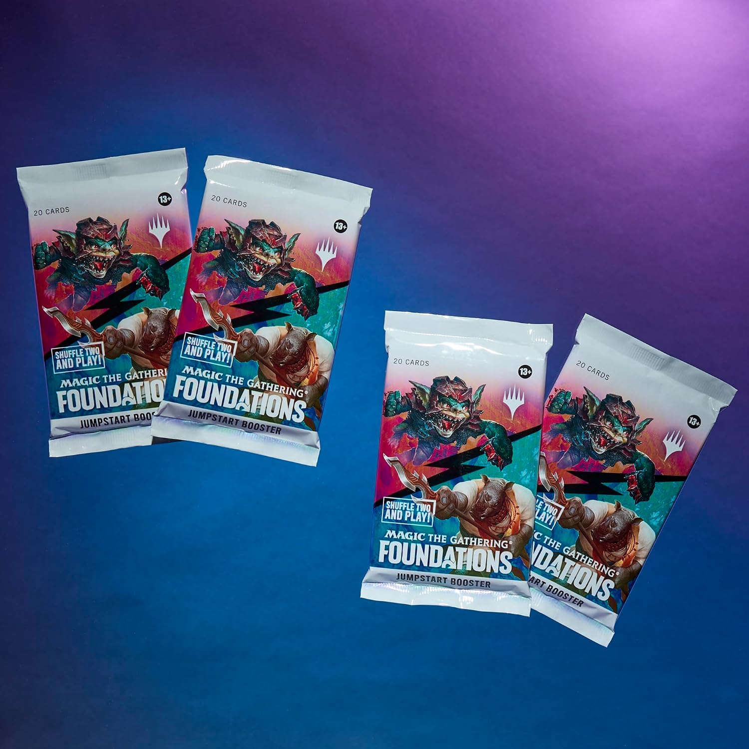 Detalle de Magic : The Gathering Foundations – Jumpstart 2025 Boosters (pack Jumpstart pour 2 joueurs)