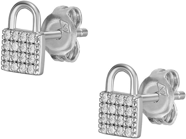 Thumbnail 2 de Fossil Boucles d’oreilles mosaïque en acier inoxydable pour femmes, finition poli-brillant