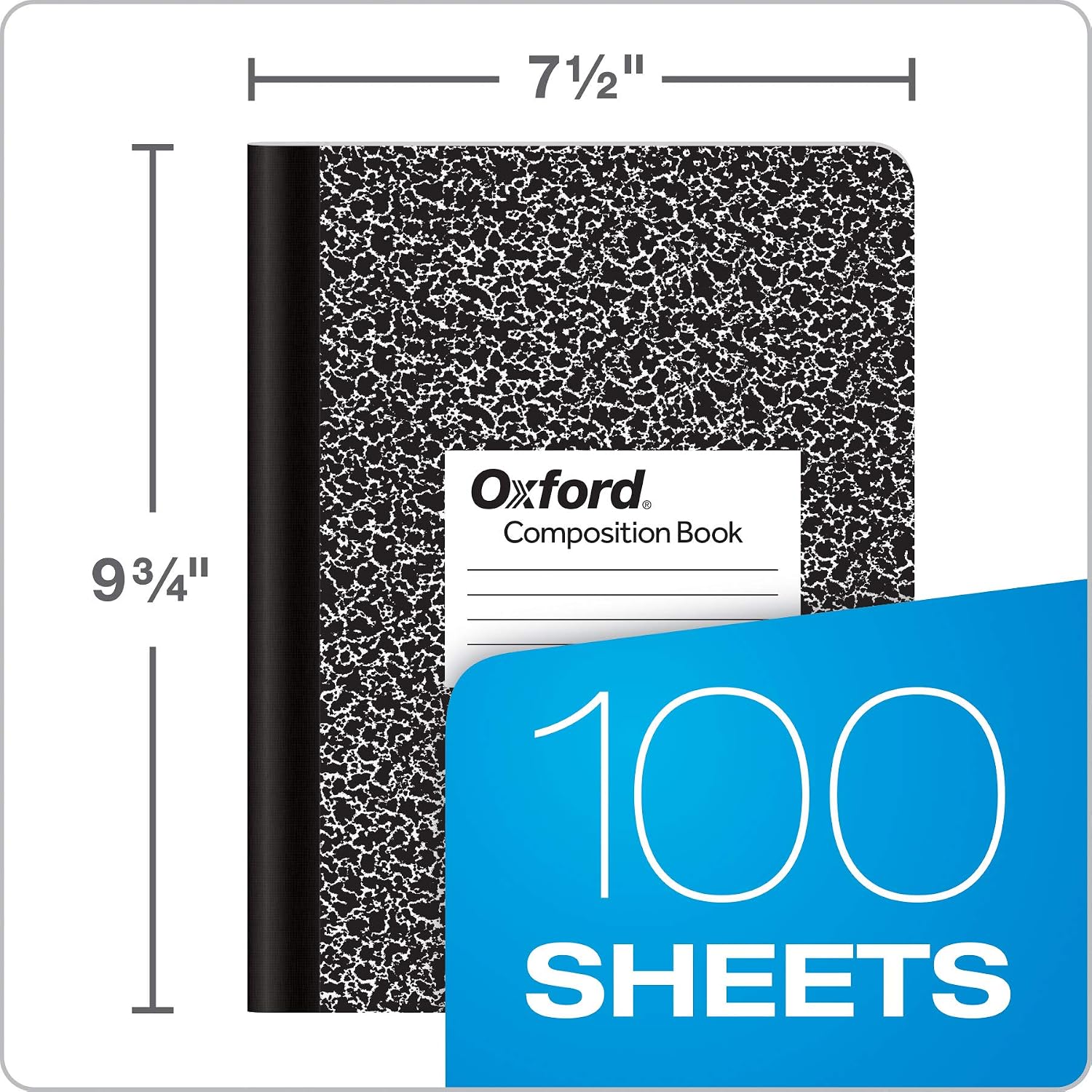 Detalle de Oxford Composition Notebooks, 100 Sheets
