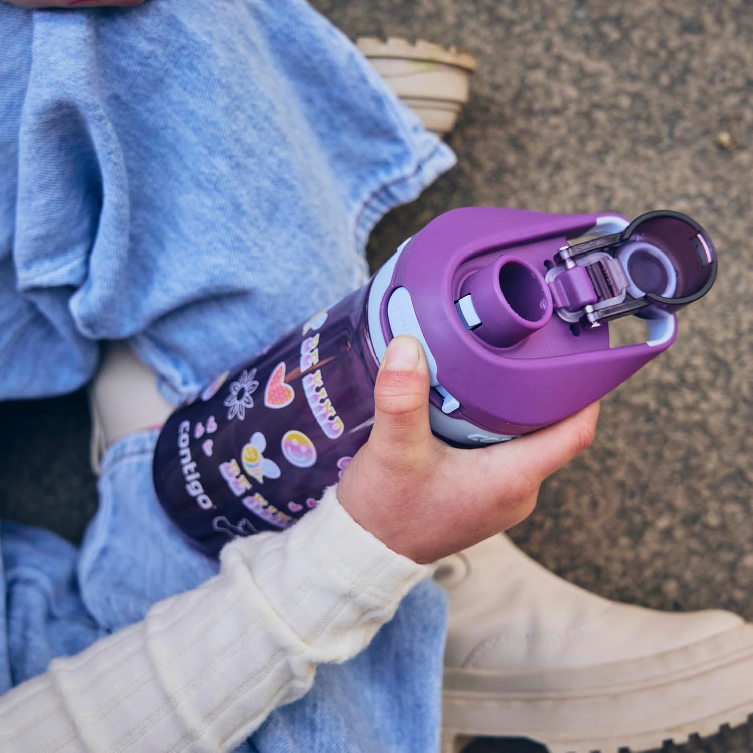 Thumbnail 5 de Contigo Jessie Autopop borraccia per bambini 420 ml, a prova di perdite