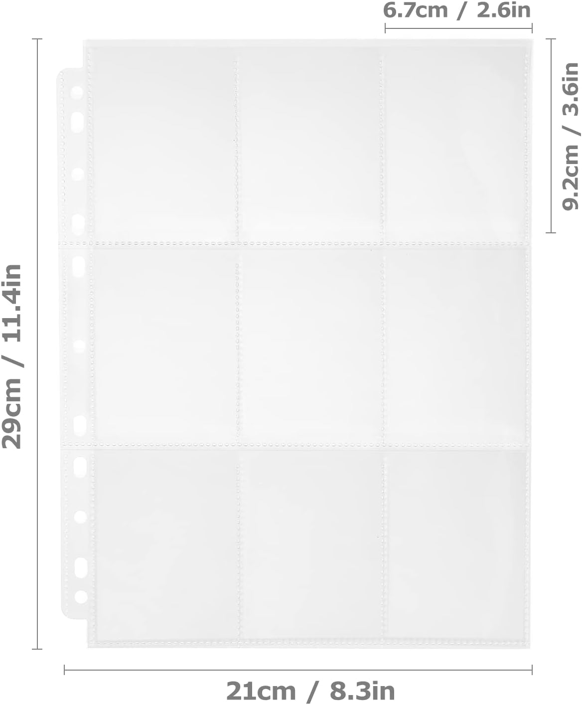 Detalle 2 de CareHabi 630 fundas para cartas 35 páginas