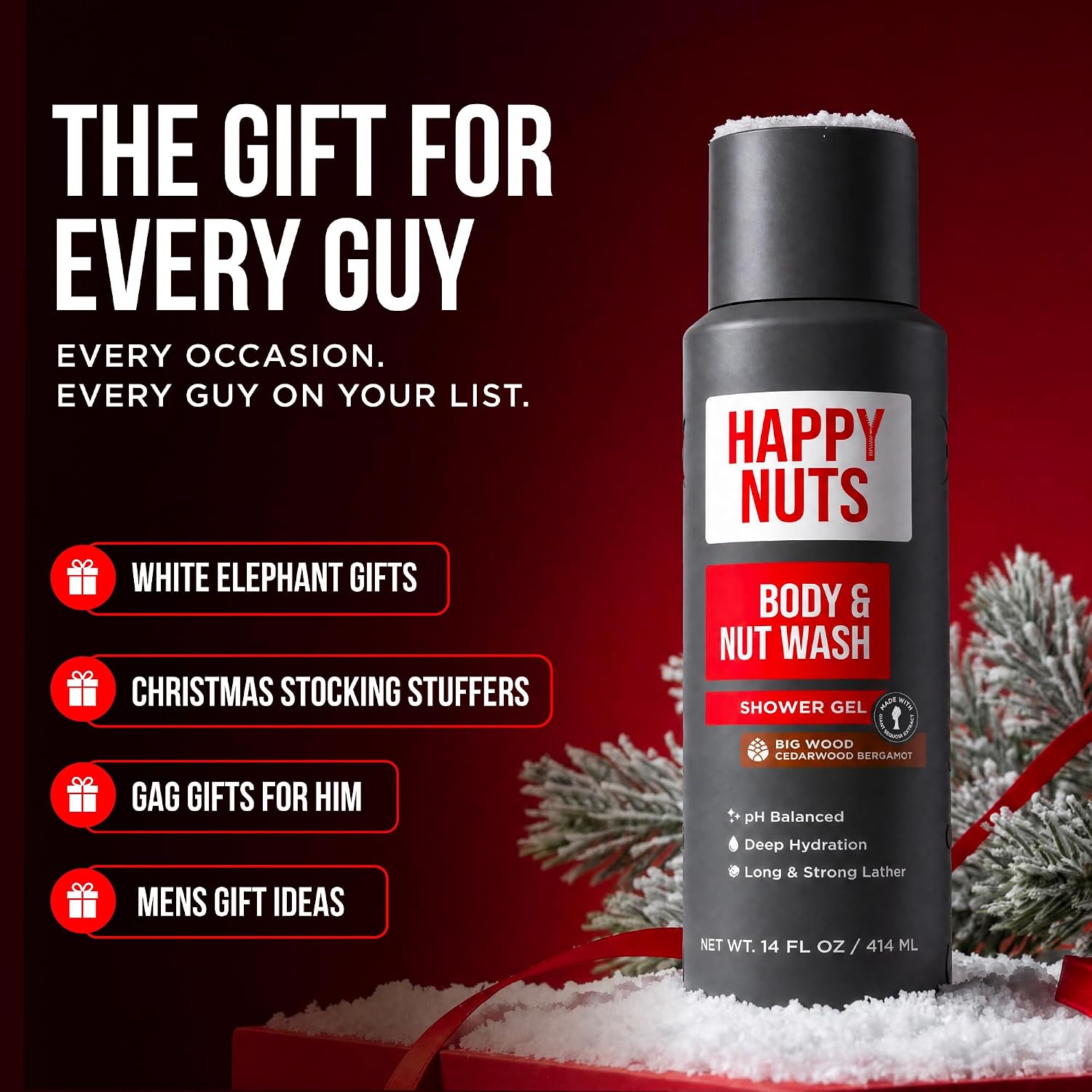 Thumbnail 4 de HAPPY NUTS Big Wood men's shower gel