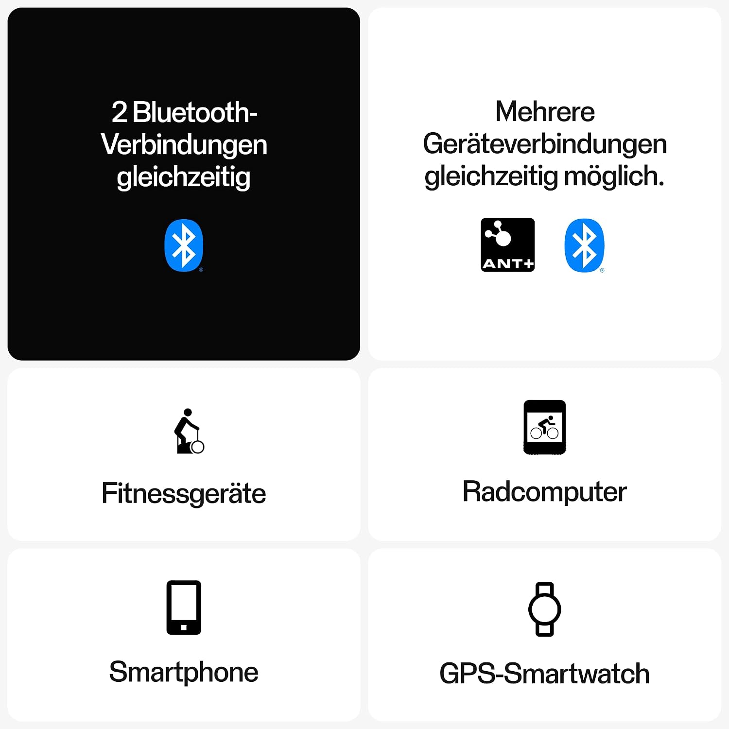 Detalle de Polar H10 HF-Sensor – Schwarz ANT+ & Bluetooth, EKG-Genauigkeit, HRV-Messung, wasserdicht, maschinenwaschbarer Gurt, kompatibel mit vielen Sportarten