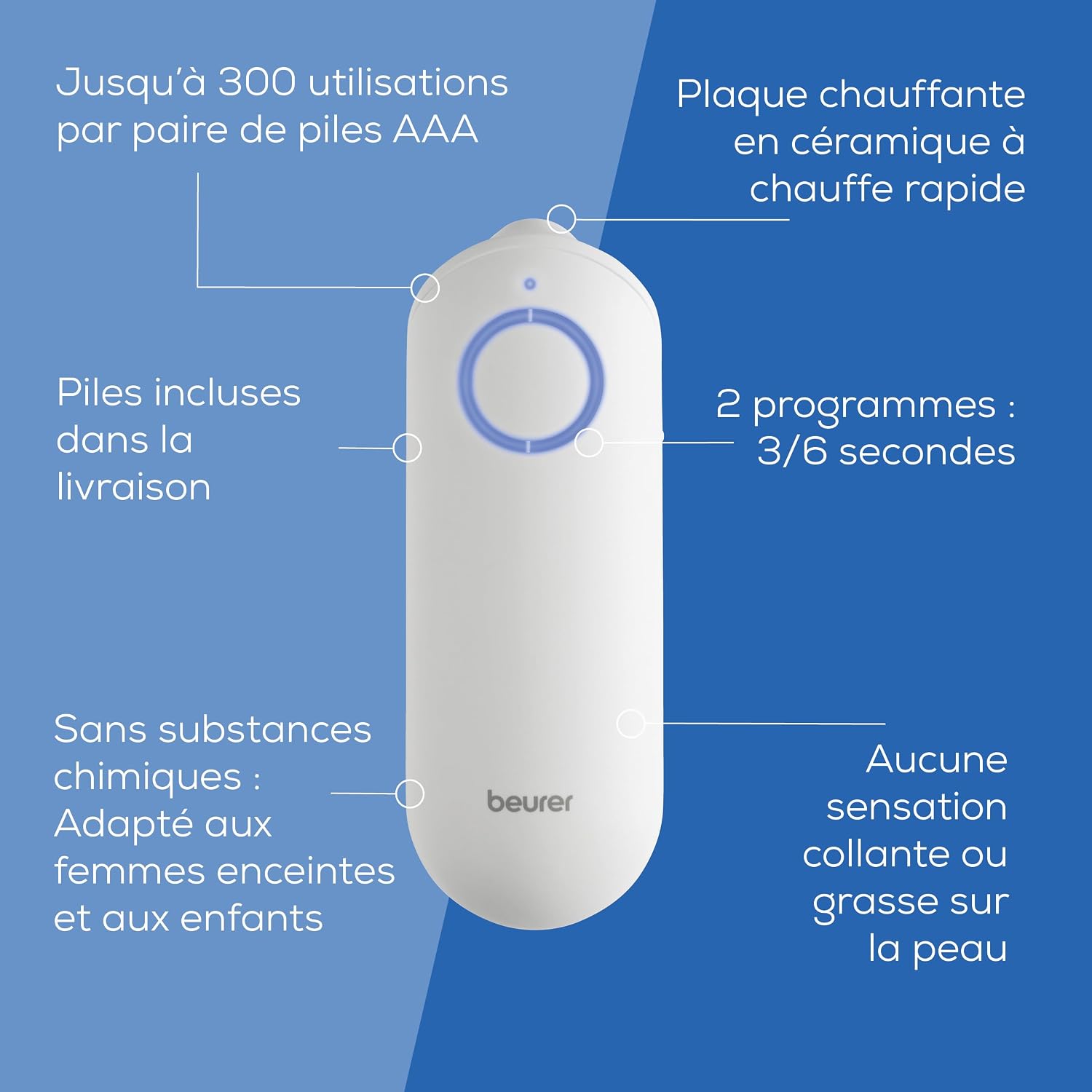 Thumbnail 5 de Beurer BiteX Original BR 60 — Stylo chauffant anti-piqûres, sans produits chimiques