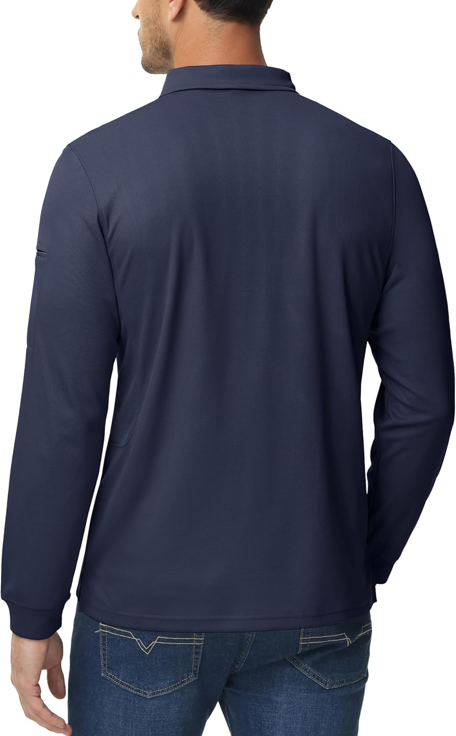 Thumbnail 1 de MAGCOMSEN Men's Polo Shirts: Quick-Dry Long Sleeve Performance Polo