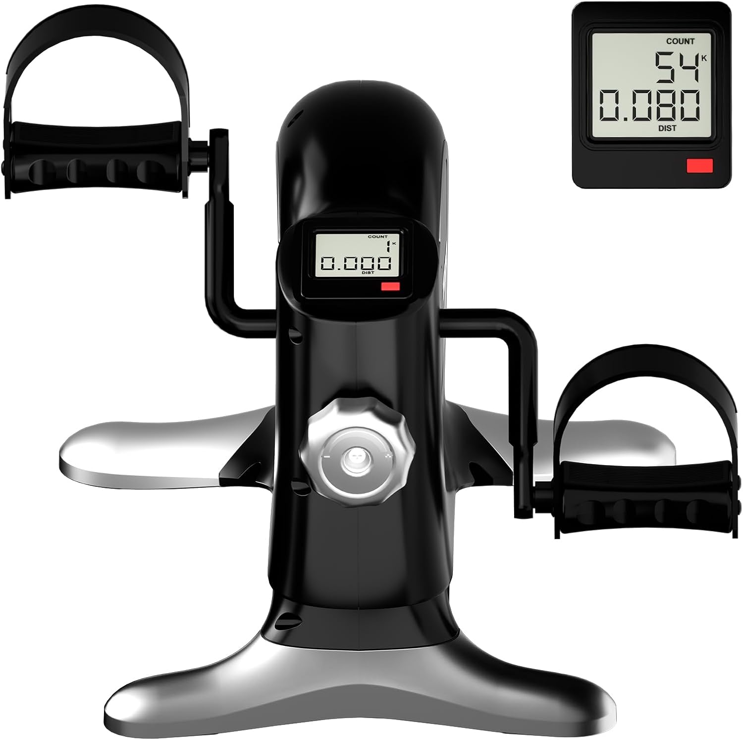 Detalle 2 de TODO Mini Exercise Bike Pedal Exerciser with LCD Monitor and Adjustable Resistance