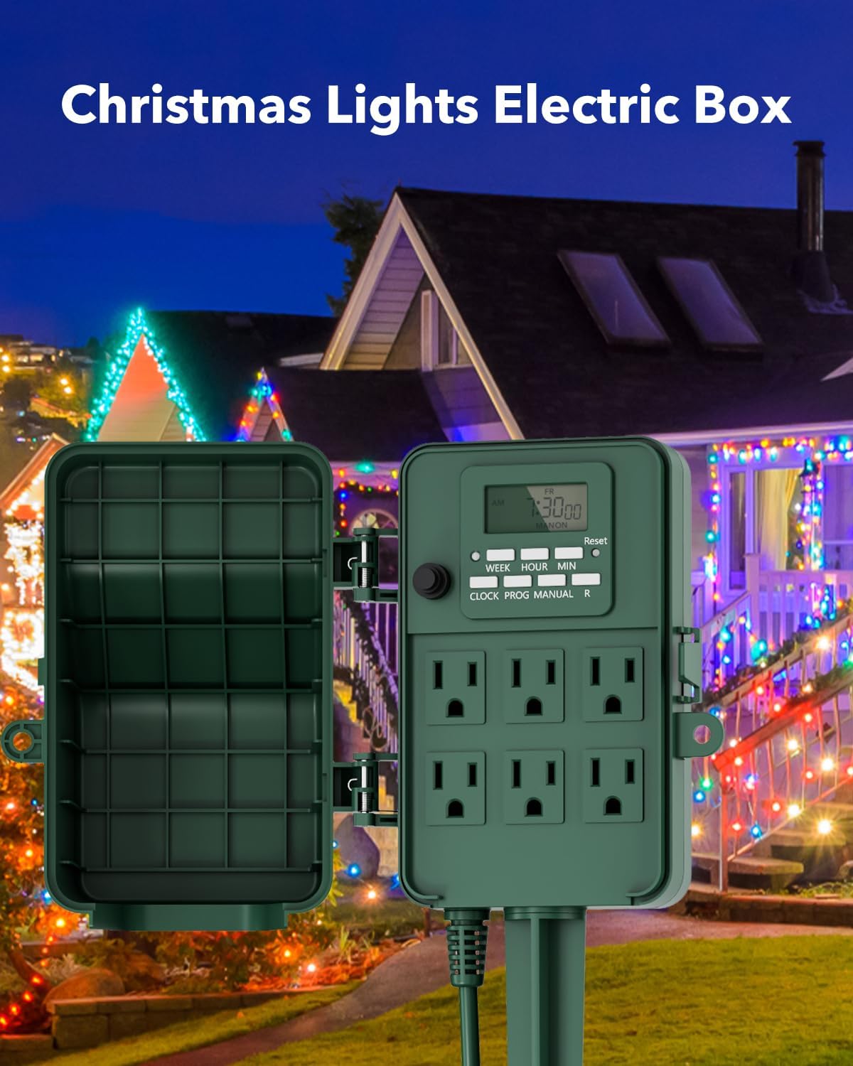 Thumbnail 6 de BN-LINK BNC-U3S Outdoor Power Stake Timer, 6 Outlets, 8 Programs