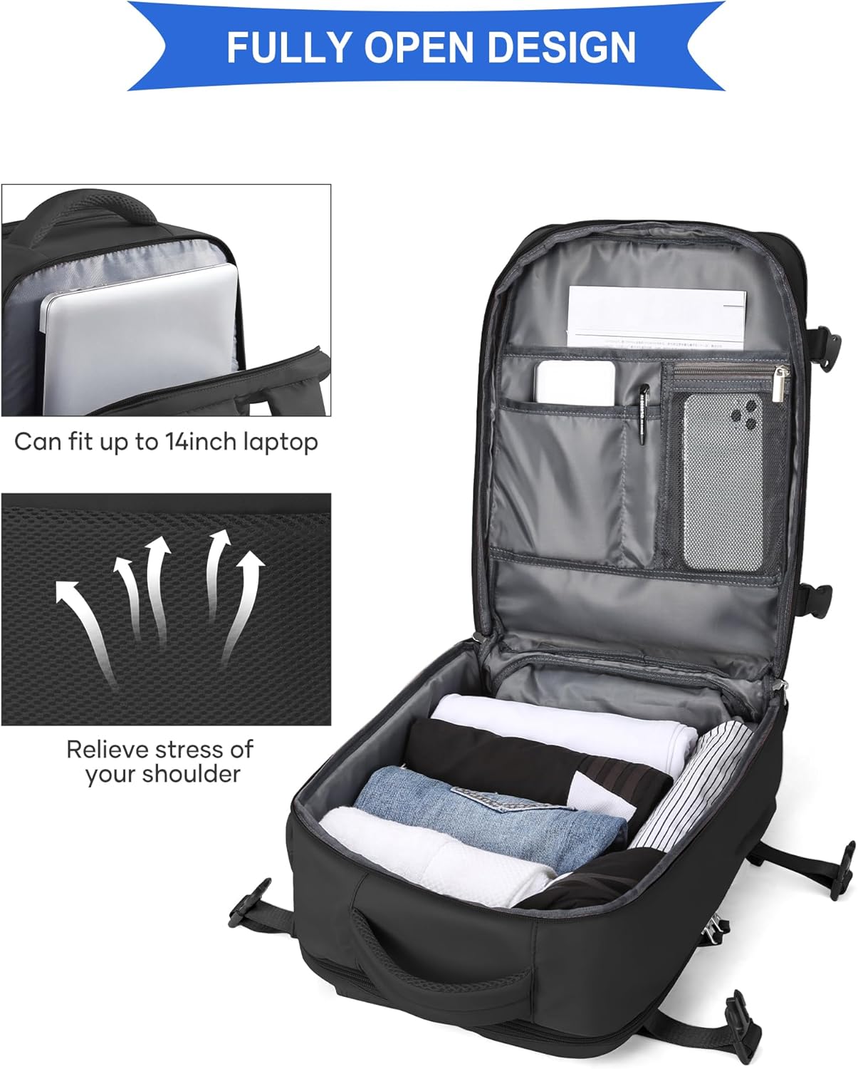 Thumbnail 6 de SZLX vacuum backpack travel bag 40x30x20