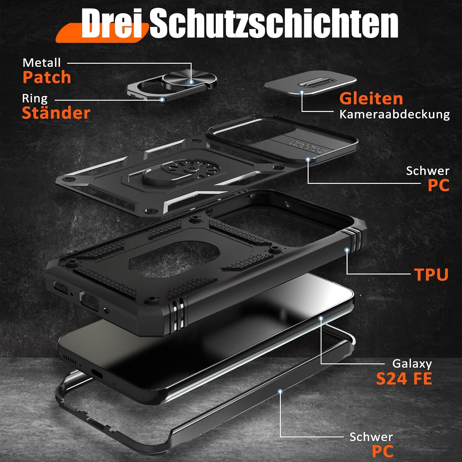 Thumbnail 3 de Giyer Panzerhülle Samsung Galaxy S24 FE