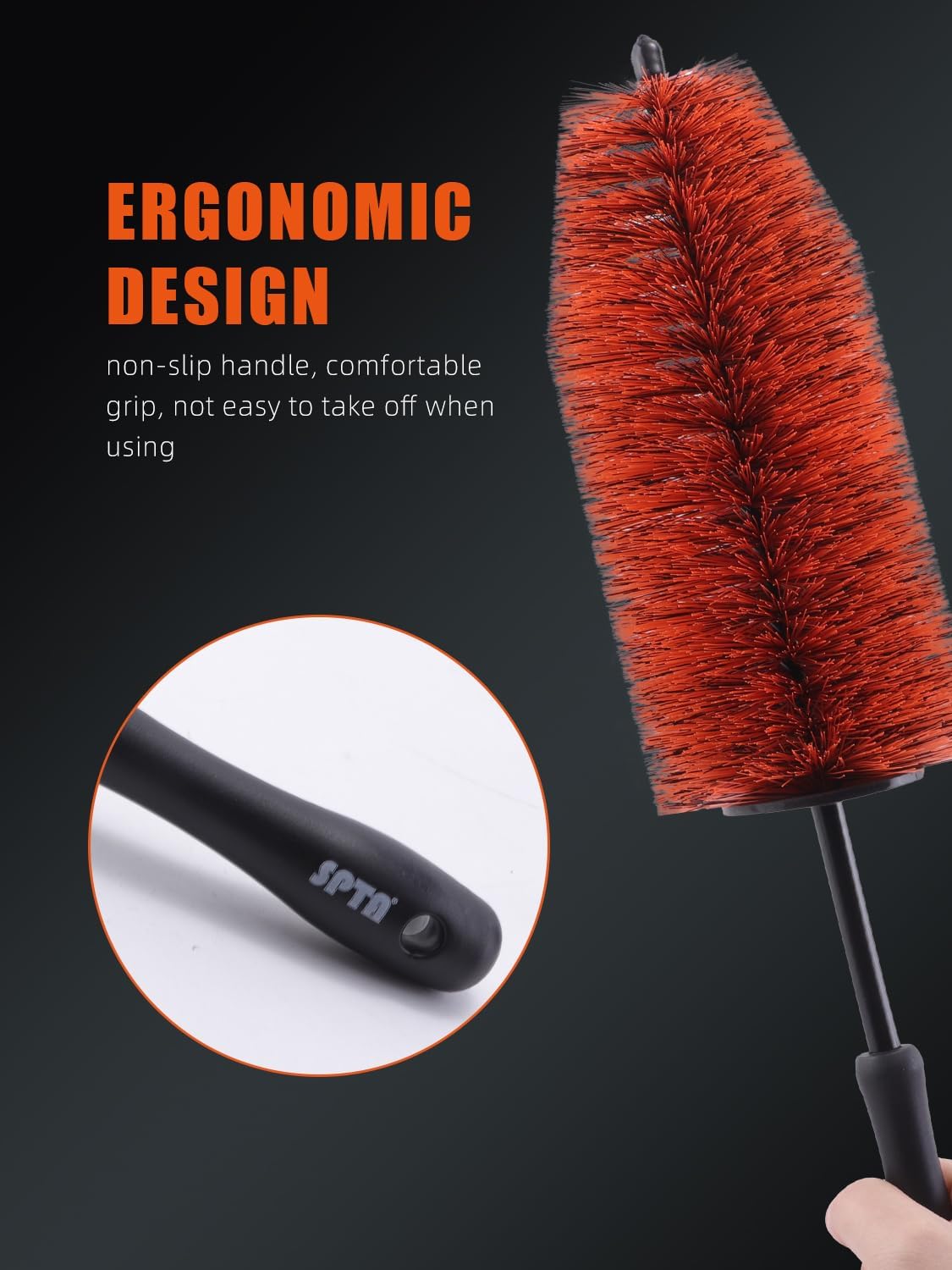 Detalle 2 de SPTA Wheel Cleaning Brush, 17.7-inch