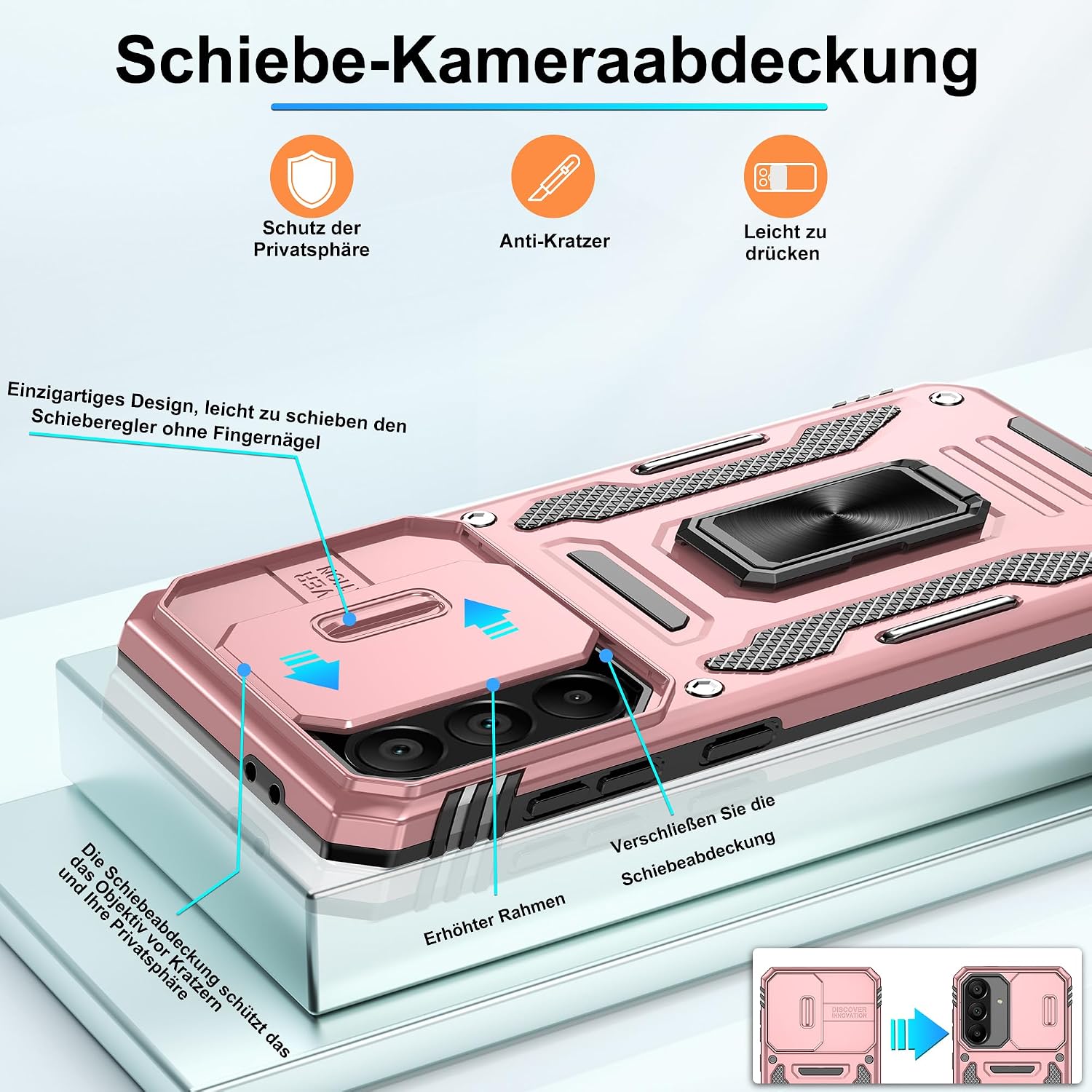 Detalle de Jshru Handyhülle für Galaxy A56 6,7 Zoll