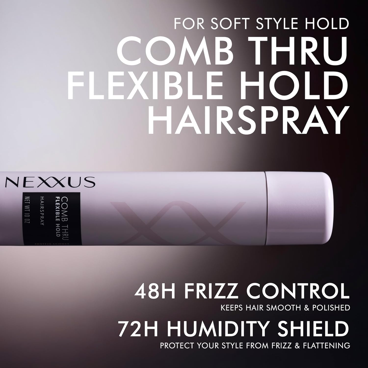 Detalle de Nexxus 605592000034 Comb Thru Flexible Hold Hairspray, 10 oz
