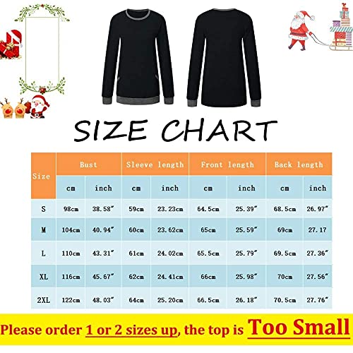 Thumbnail 5 de iChunhua Women’s Long Sleeve Crewneck Top with Pockets S-XXL