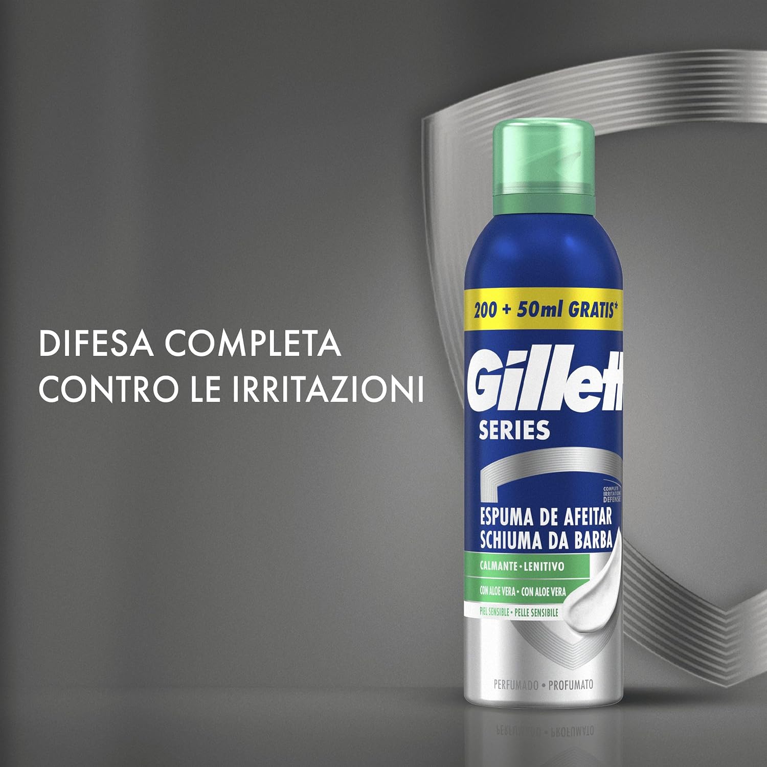Detalle 2 de Gillette Series Schiuma da Barba Lenitiva 250 ml