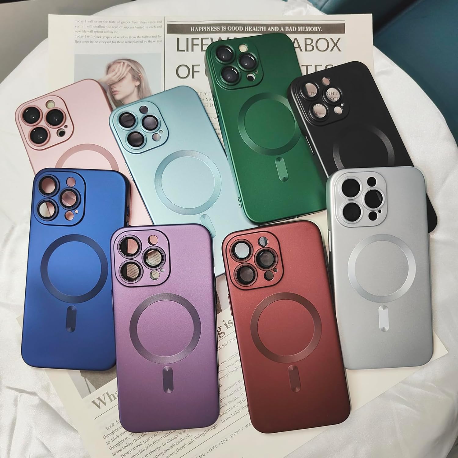 Thumbnail 5 de ankofave Magnetic iPhone 15 Pro Max Case 6.7" 🍎