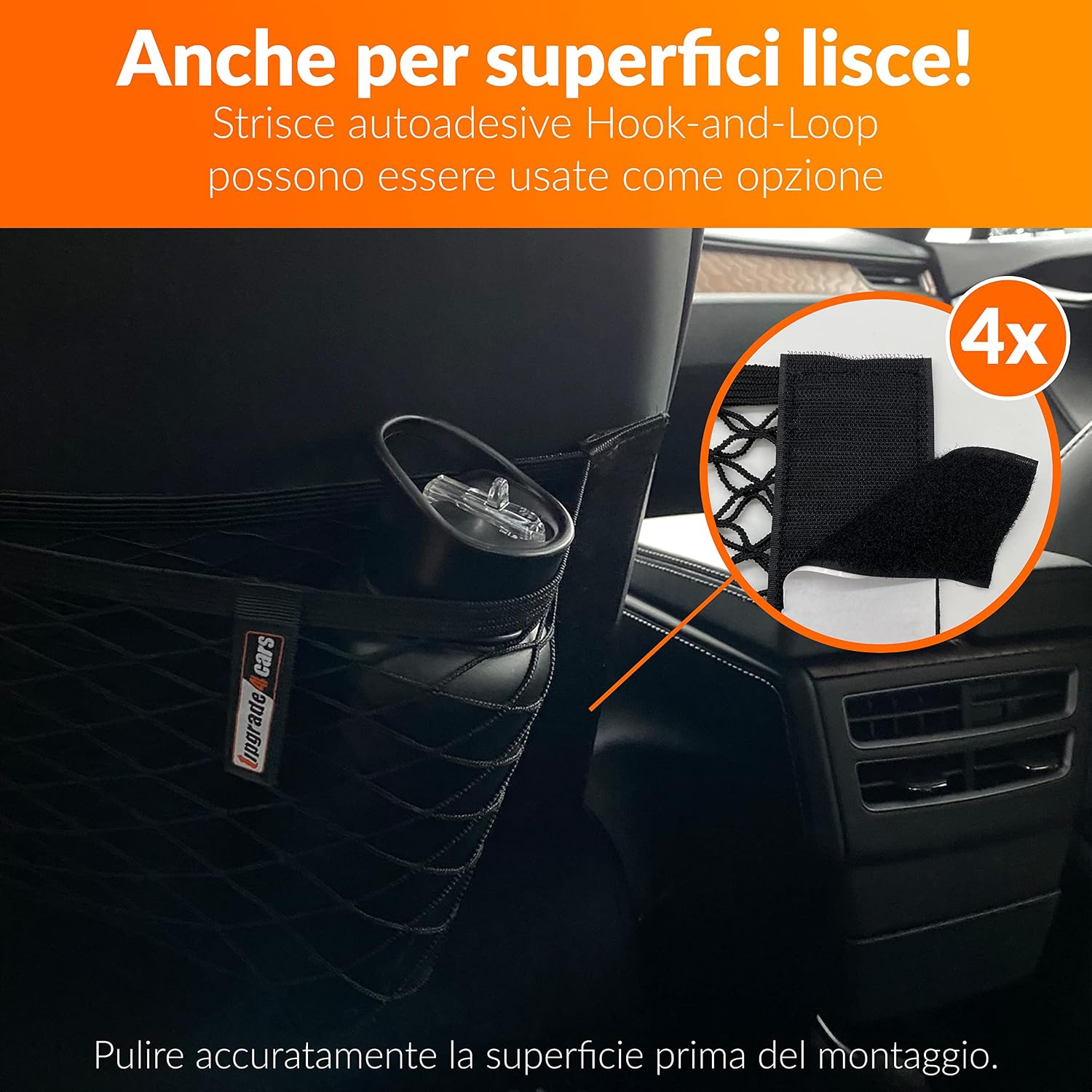 Thumbnail 4 de Upgrade4cars Rete portaoggetti 40x25 cm