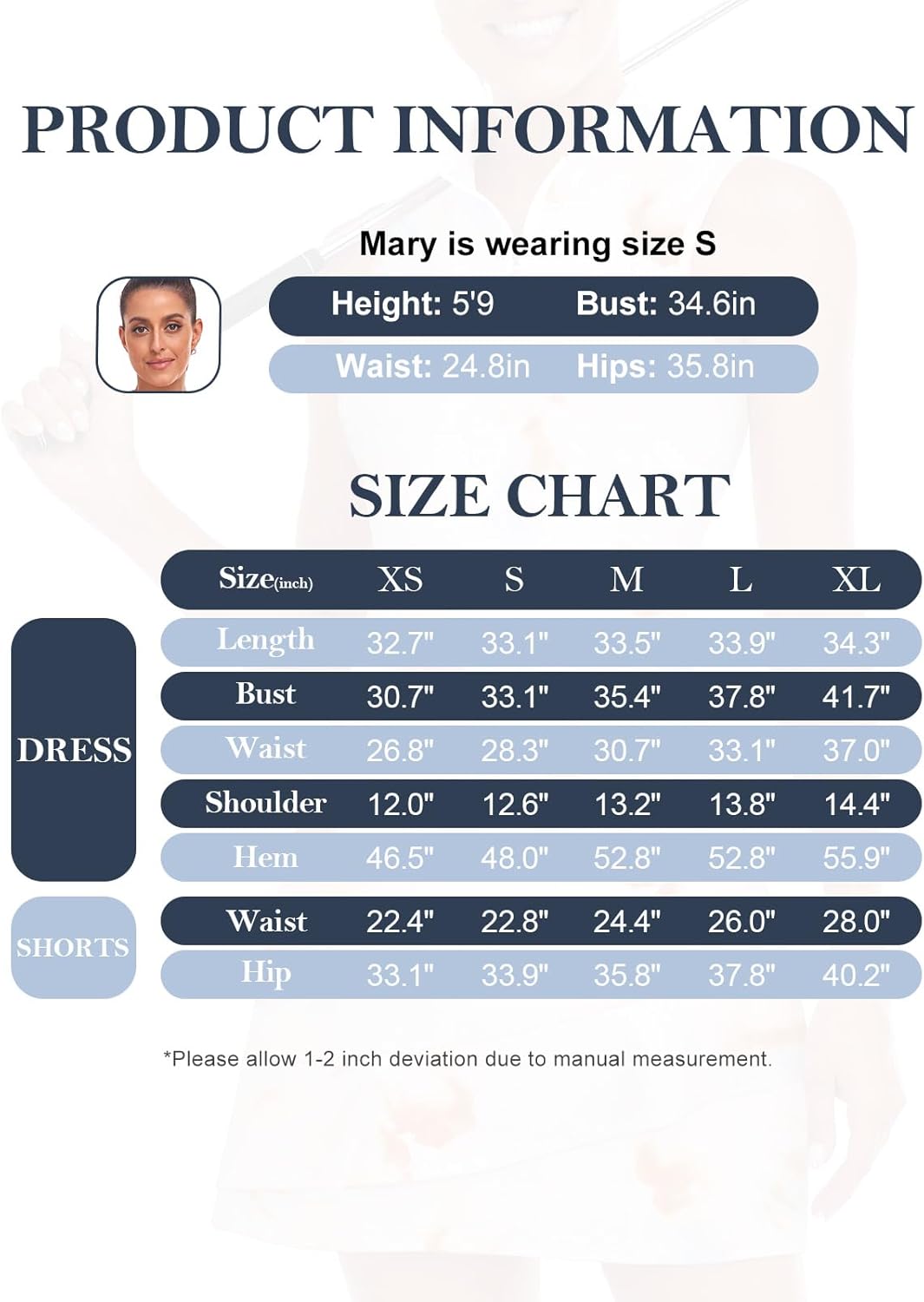 Detalle 2 de Viracy Sleeveless Golf Dress with Shorts and Pockets – Stand Collar, Double Ruffle Hem