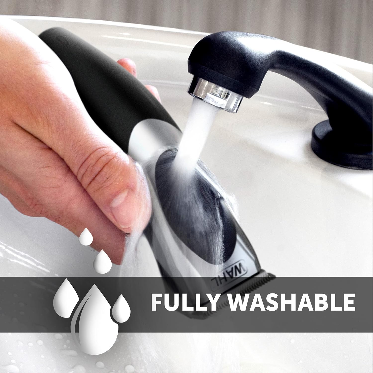 Thumbnail 2 de Wahl Clip ’N Rinse Cord/Cordless Hair Clipper – Rechargeable Home Hair Cutting Kit