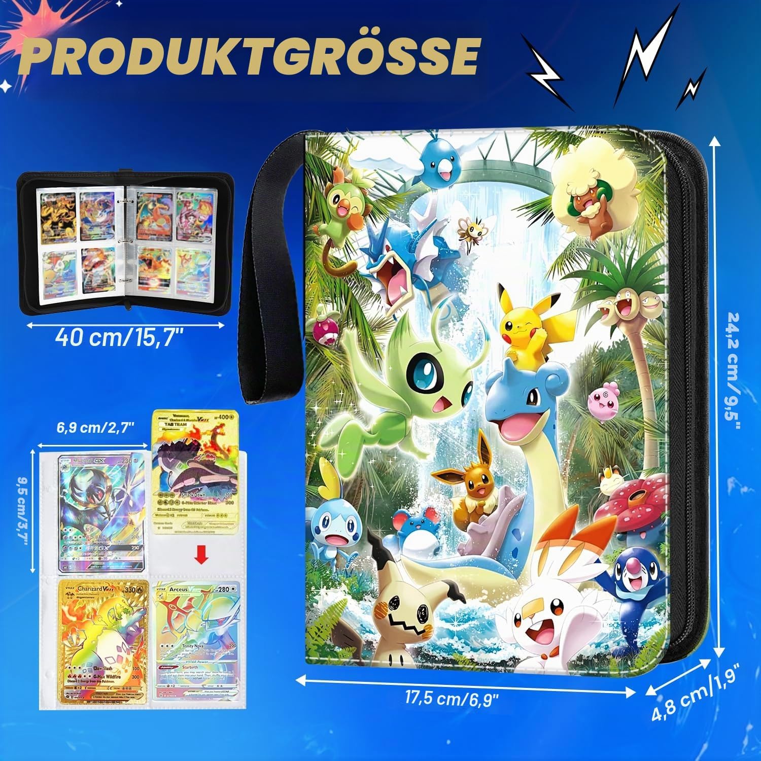 Thumbnail 4 de Ciovou Sammelalbum Karten 400 Kapazität