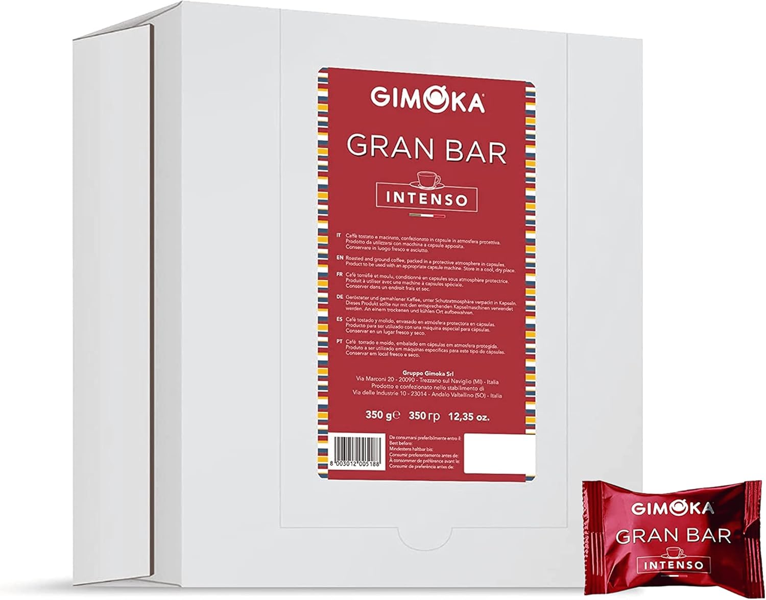 Detalle 2 de Gimoka Compatibile Lavazza Espresso Point Gran Bar Intenso | 50 Capsule, Intensità 8