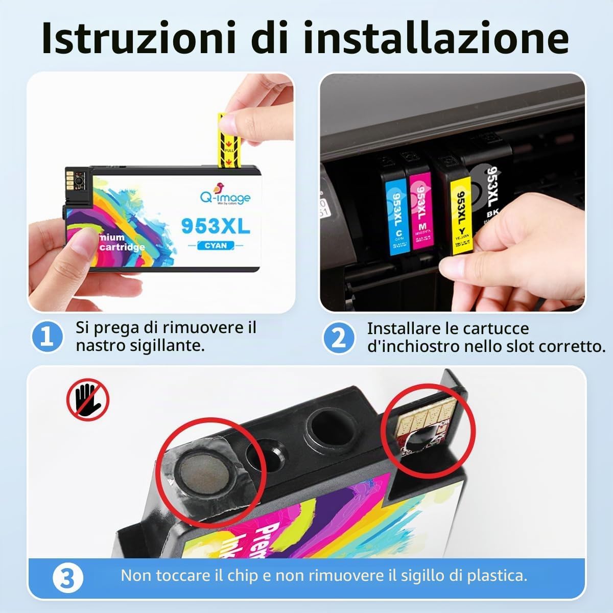 Detalle de Q-image 16XL Cartucce d'inchiostro Compatibili per Epson WorkForce WF-2630/2510/2750/2760/2010 – 15 pezzi (6N,3C,3M,3G)