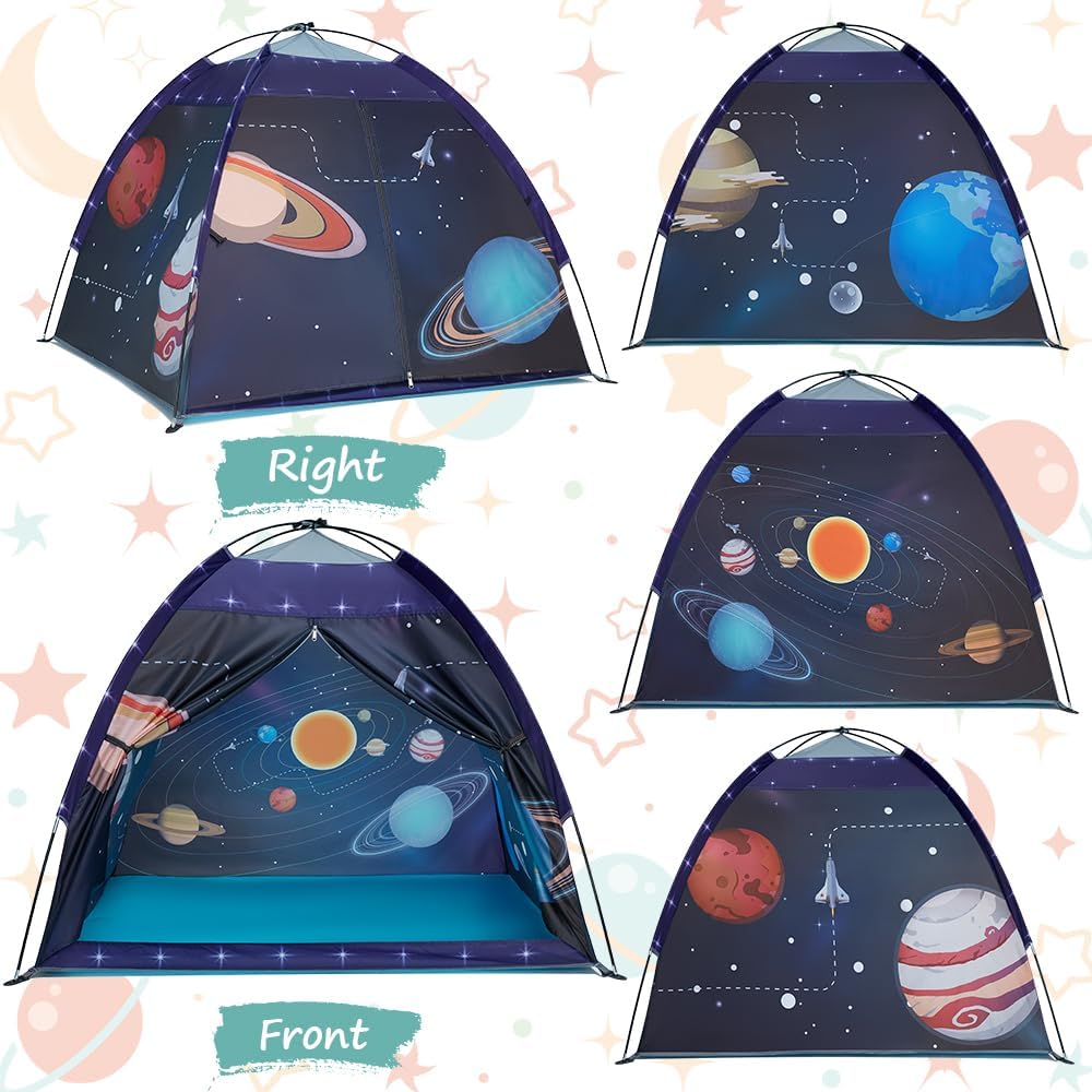 Detalle 2 de Mnagant Space World Play Tent 47" dome for kids ⛺