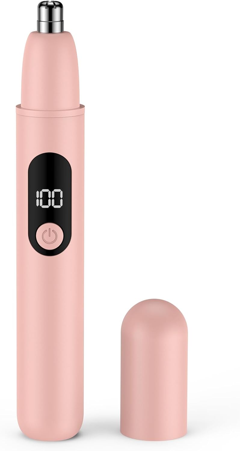 Detalle de Nose Hair Trimmer Rechargeable Cordless – Painless Ear and Eyebrow Trimming Tool
