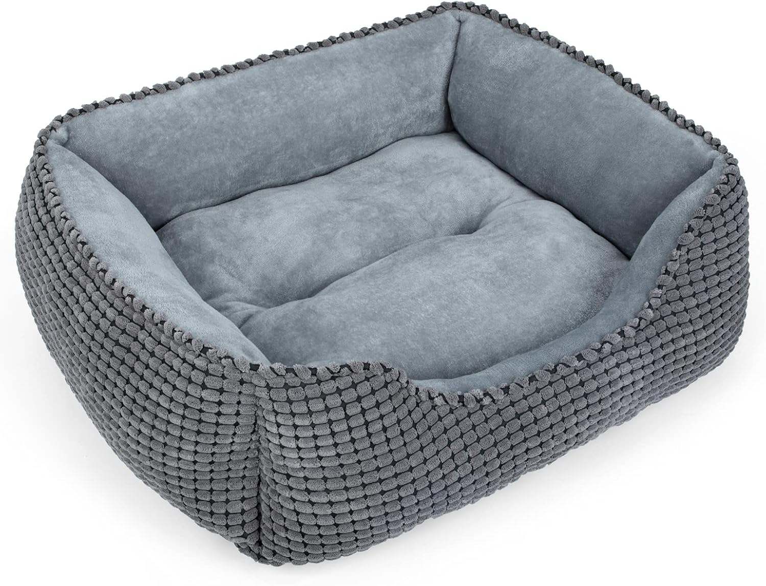 Detalle de MIXJOY Rectangle Dog Bed 25 in, Grey