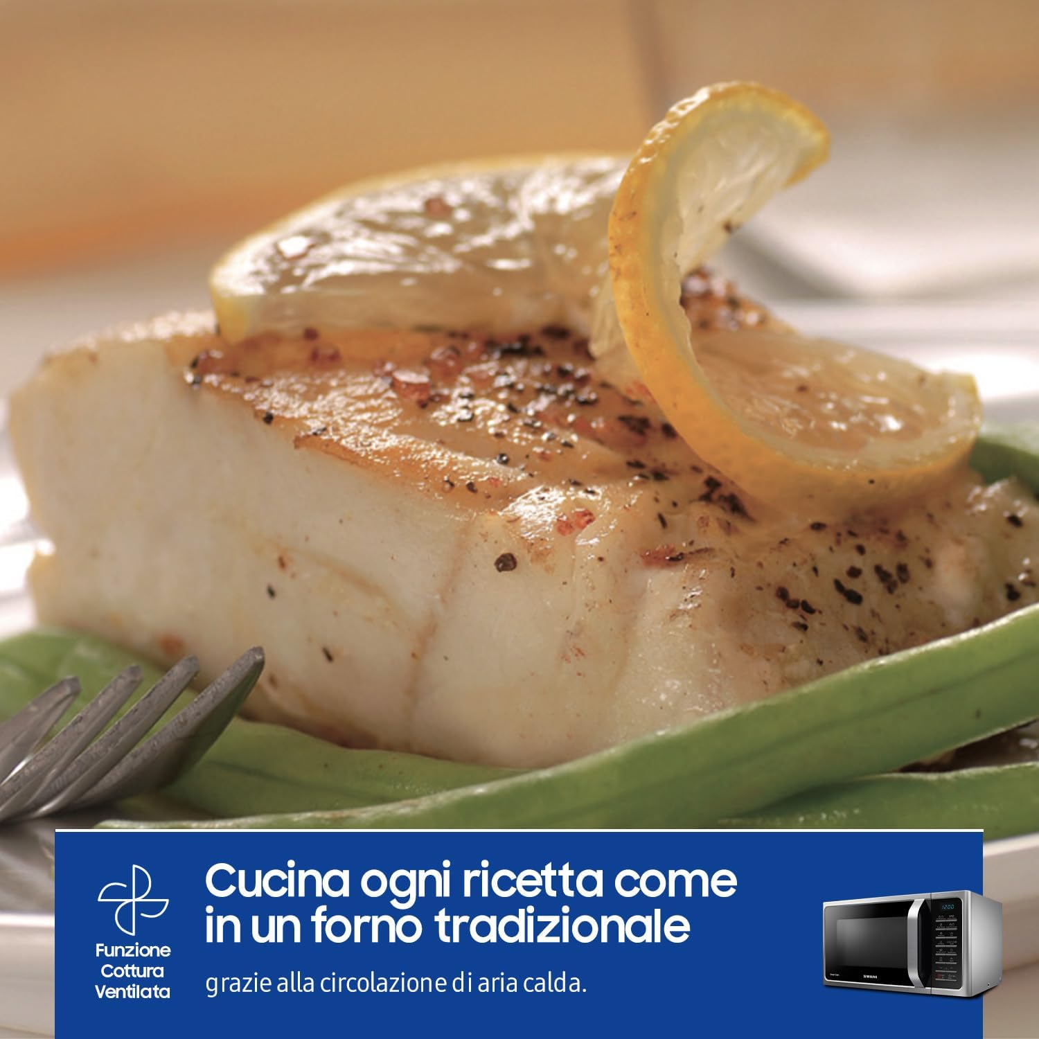 Thumbnail 4 de Samsung SmartOven MC28H5015AS/ET: forno a microonde combinato con cottura ventilata e grill da 28 L