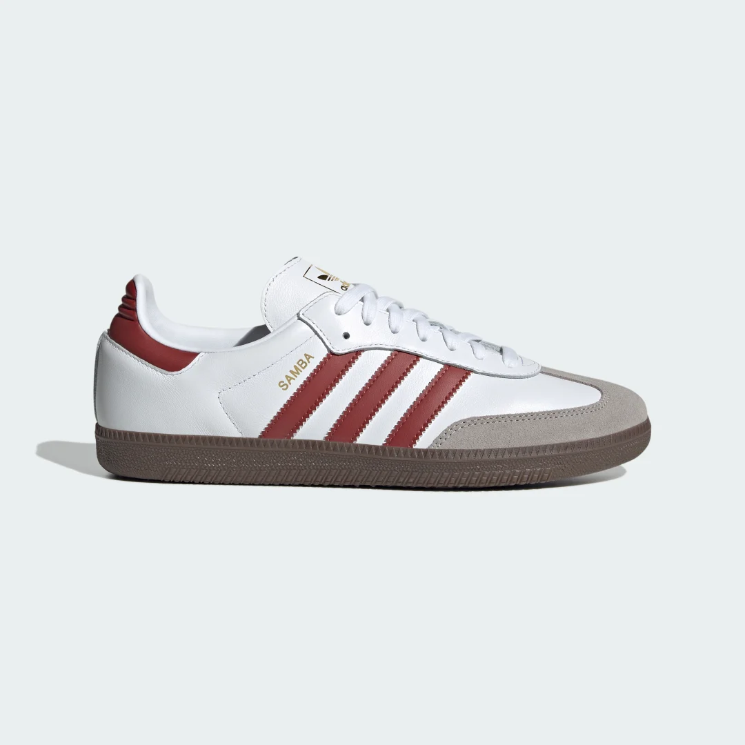 Detalle de Adidas Samba OG Blanco: estilo clásico y versatilidad para el día a día