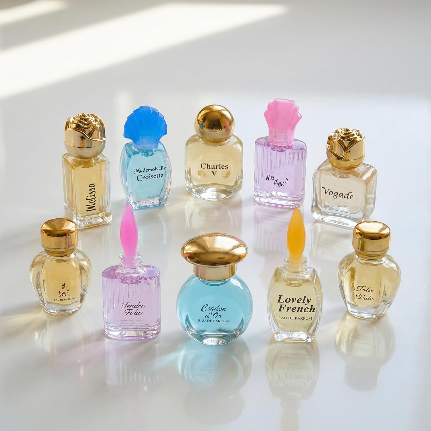 Detalle de Charrier Parfums Collection Precieuse – 10 Miniaturen Eau de Parfum, 58,8 ml