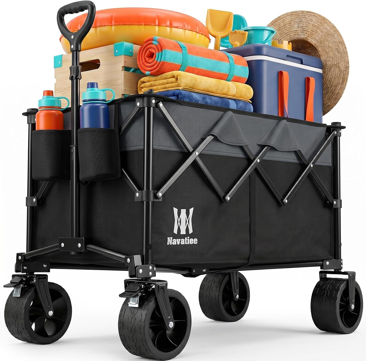 Detalle de Navatiee Folding Wagon 165L Capacity