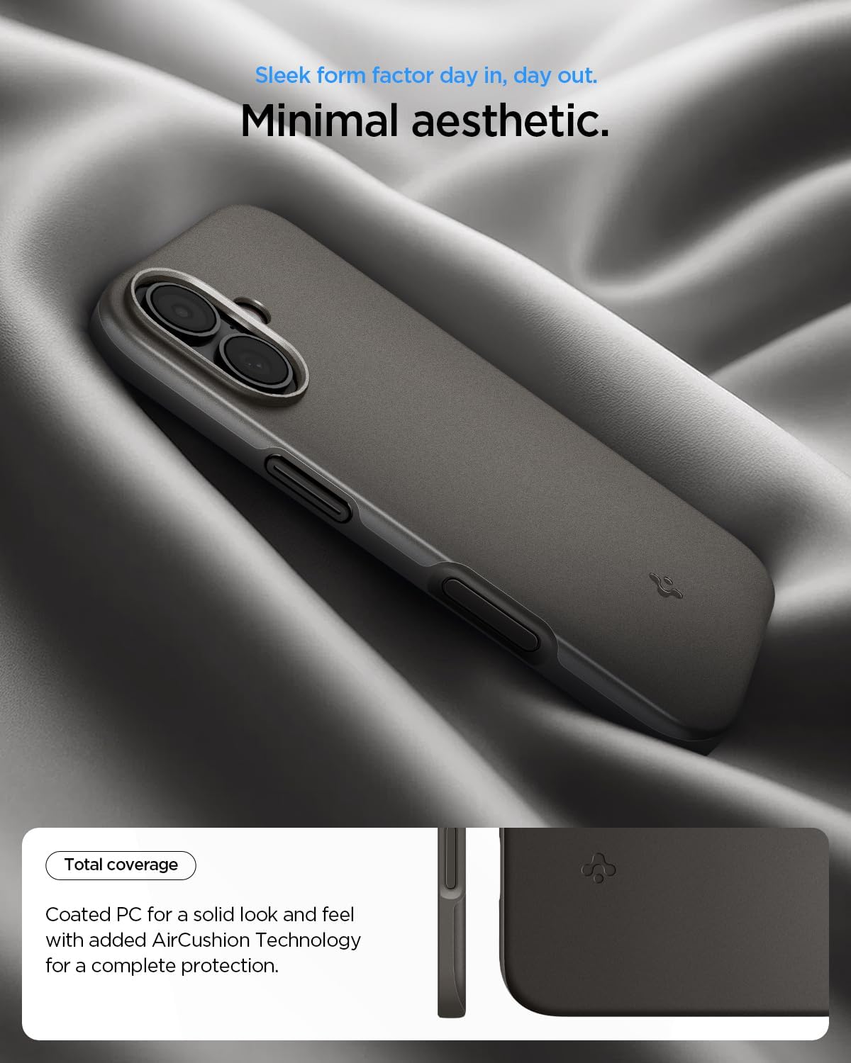 Thumbnail 6 de Spigen Thin Fit MagFit pour iPhone 17 (coque ultra mince Gunmetal)