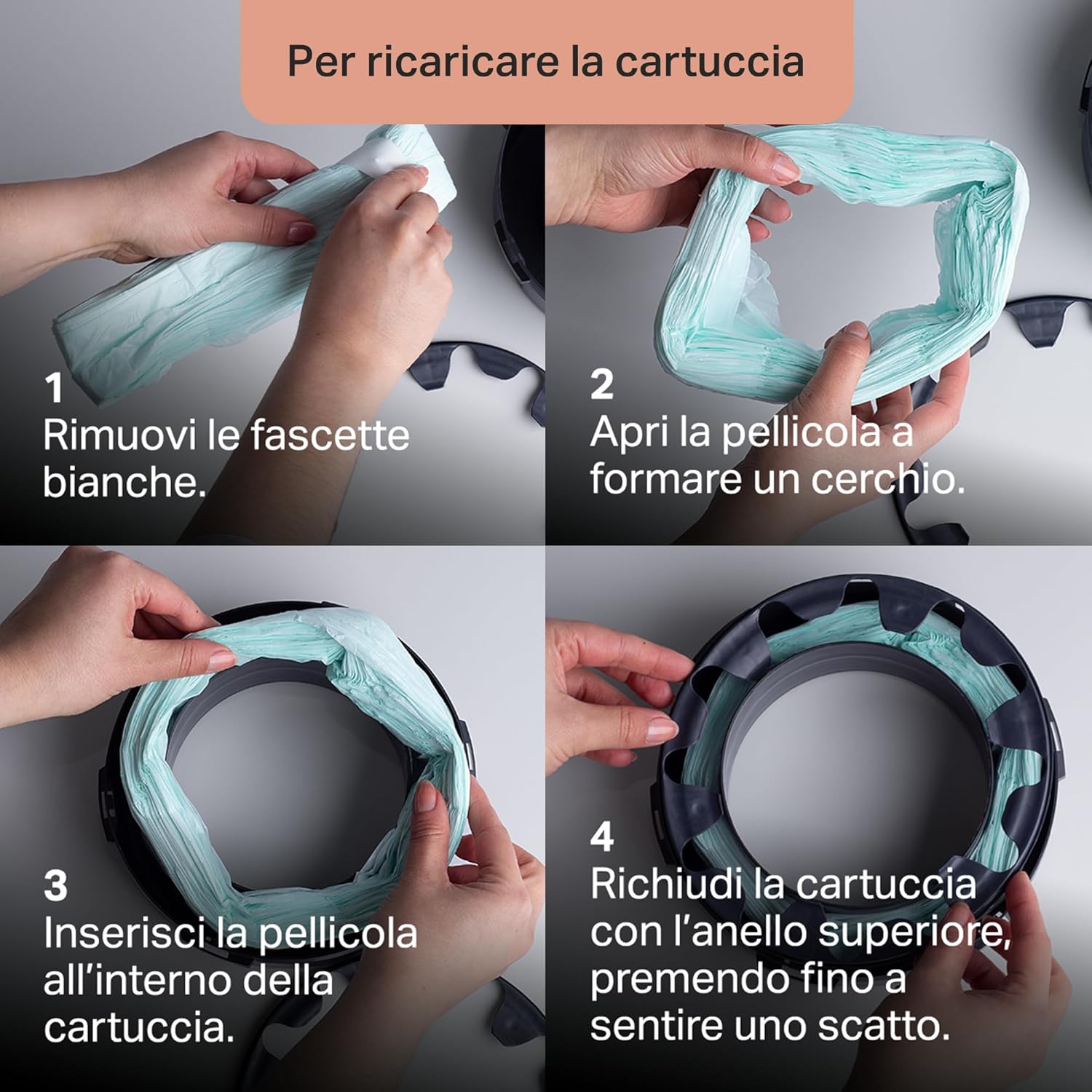 Thumbnail 5 de Tommee Tippee Twist & Click 12 ricariche