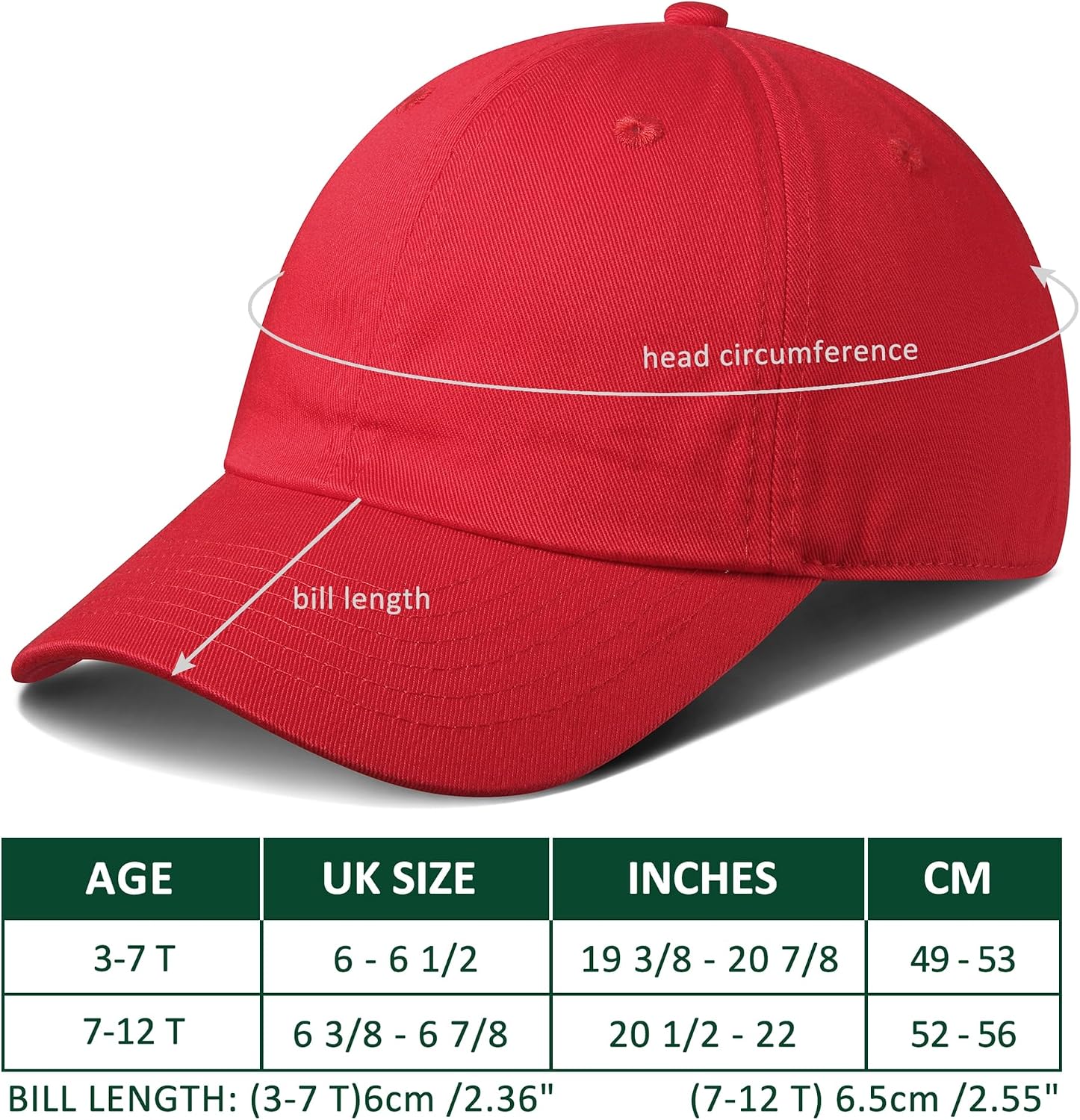 Thumbnail 6 de GADIEMKENSD Kids Plain Baseball Cap UPF 50+