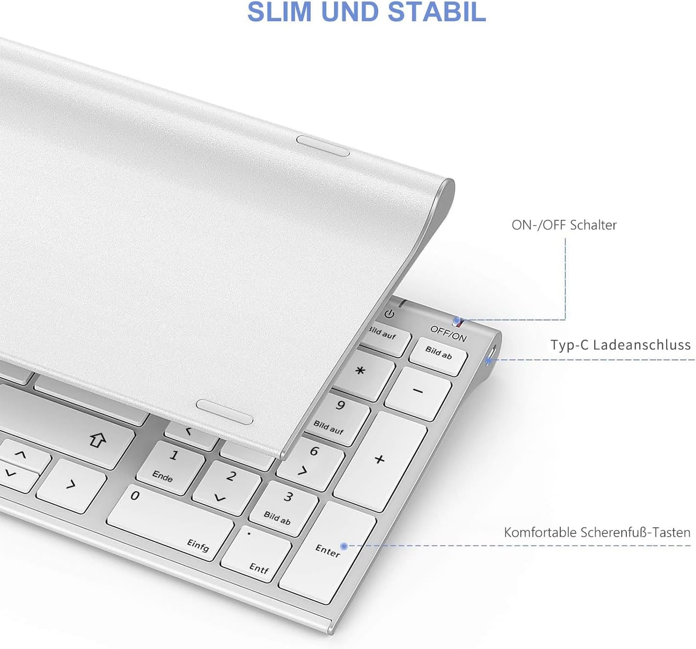 Thumbnail 2 de seenda WGJP-031B kabelloses Tastatur-Maus-Set 280mAh