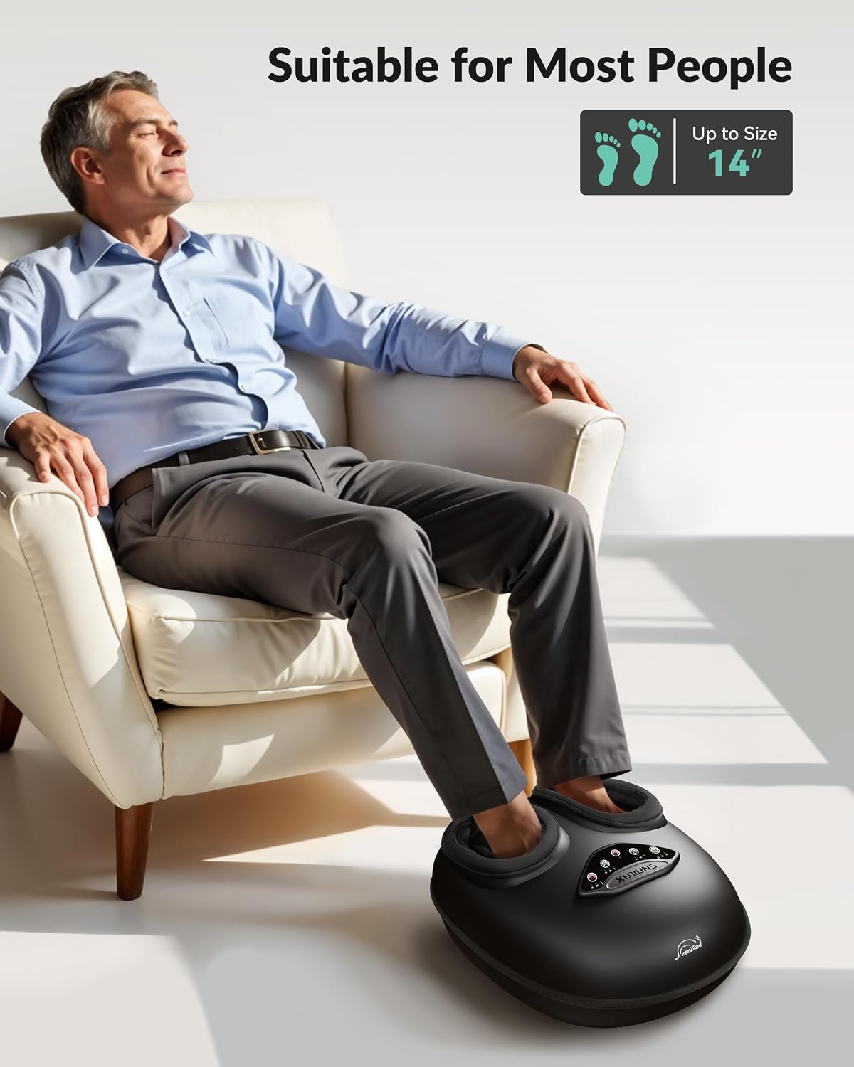 Thumbnail 5 de Snailax Shiatsu Foot Massager with Heat – Upgraded 2025 Deep Kneading Foot Massager