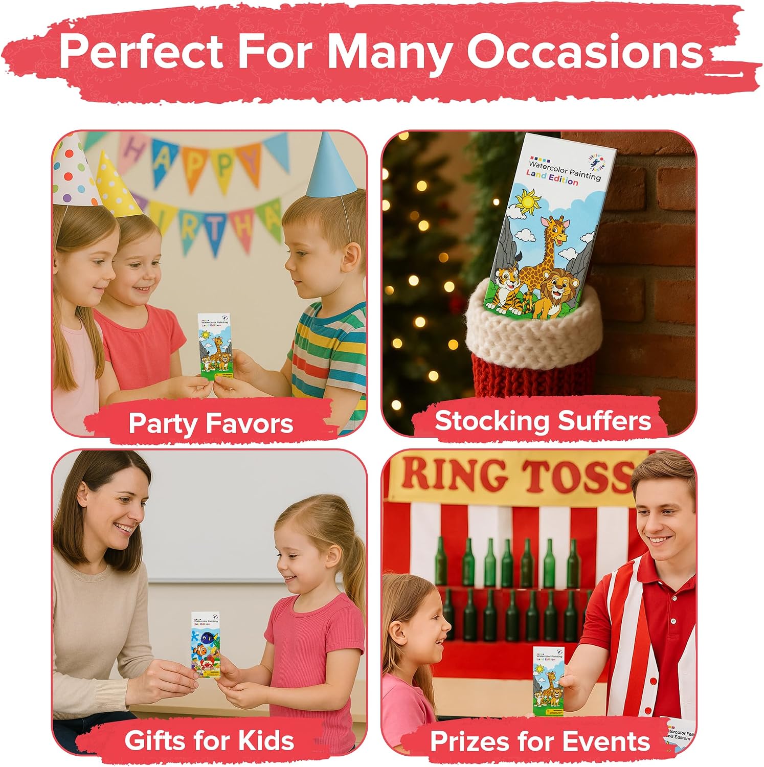 Detalle 2 de Paint with Water Books for Kids, 6-Book Set
