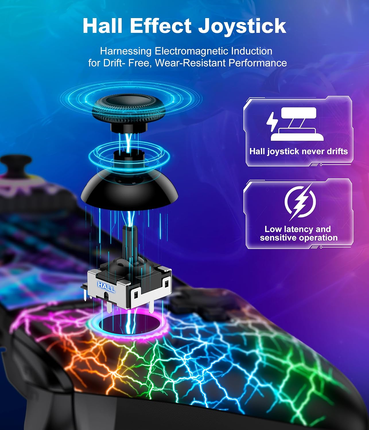 Thumbnail 1 de Dynamic Light Wireless Mobile Gaming Controller