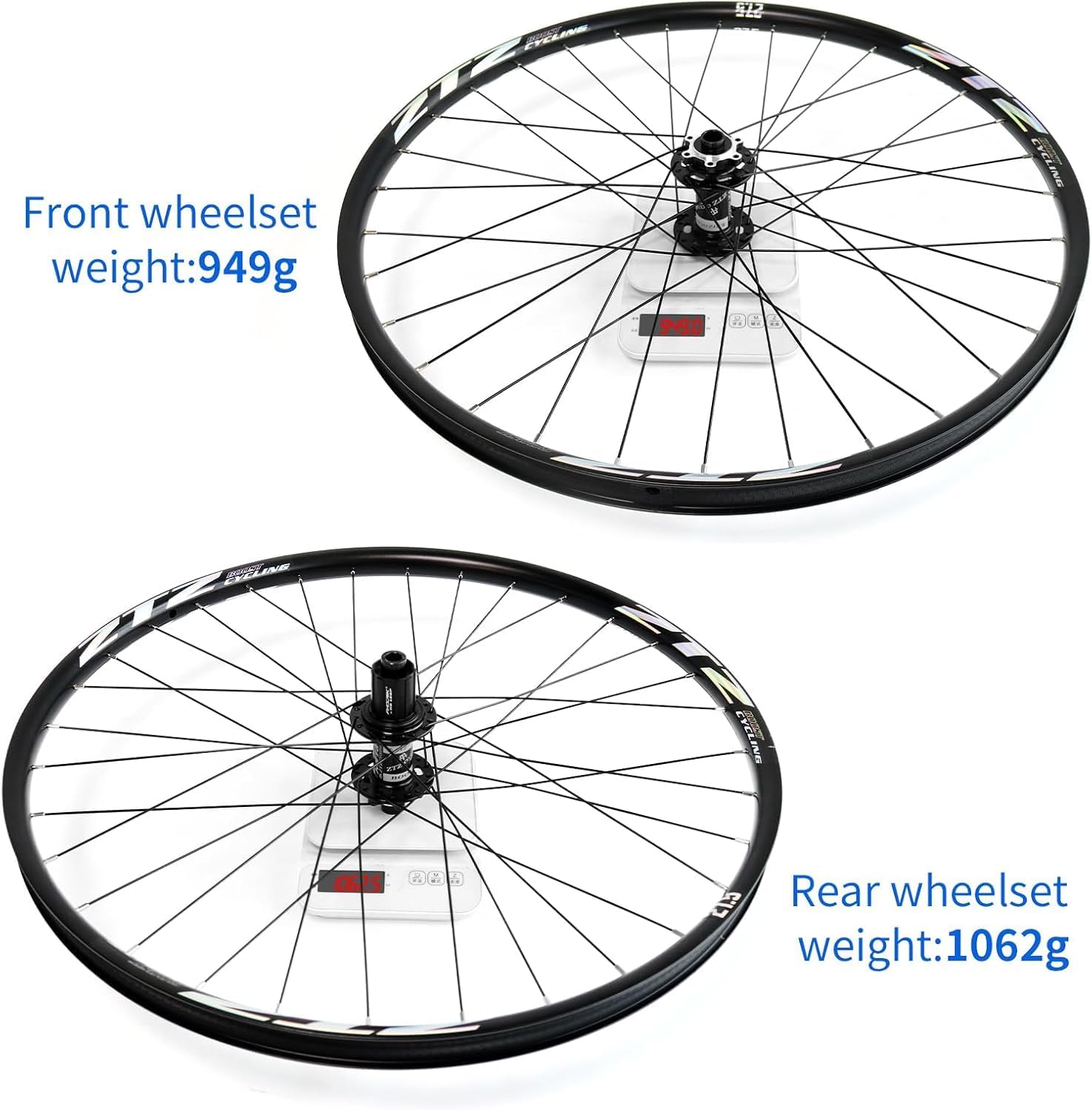 Thumbnail 2 de ZTZ 27,5"/29" Thru-Axle Boost Mountainbike-Radsatz (32 Loch, 32H) für Scheibenbremsen
