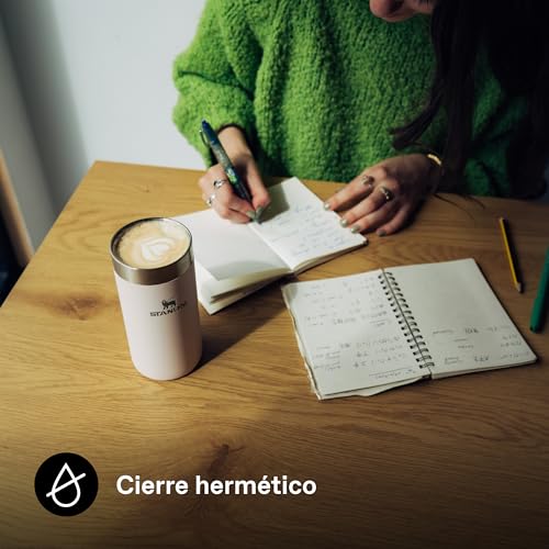 Detalle de Stanley 1913 Aerolight Transit Termo Café 0.35 L – Rose Quartz