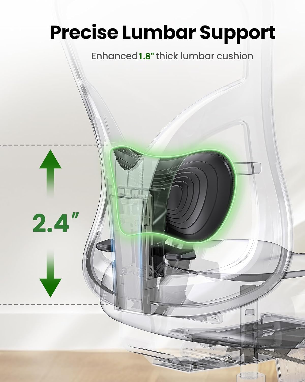 Detalle de Marsail Ergonomic Office Chair with 2D Headrest
