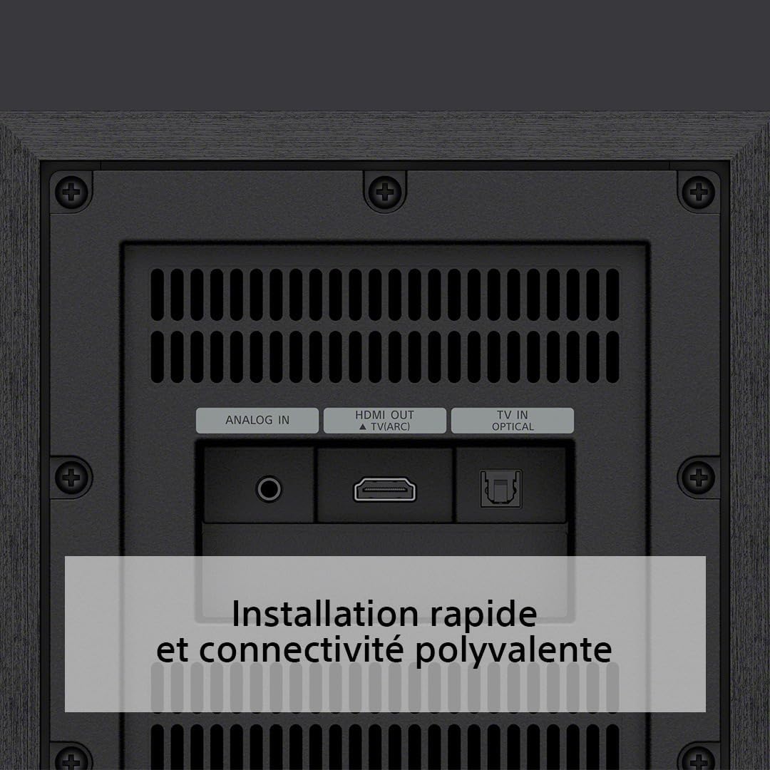 Thumbnail 4 de Sony HT-S40R : Barre de son 5.1 canaux avec enceintes satellites sans fil et caisson (noir)