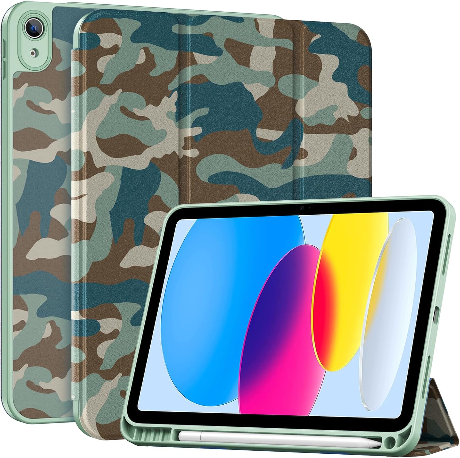 Detalle de ProCase for iPad (A16) 11th Gen 11-Inch / iPad 10th Gen 10.9-Inch Case with Pencil Holder