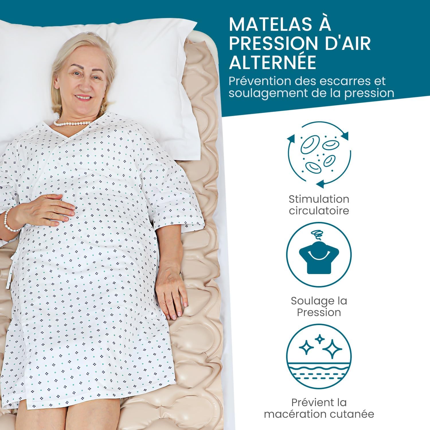 Detalle 2 de Kekoy matelas anti-escarres 200x90 cm