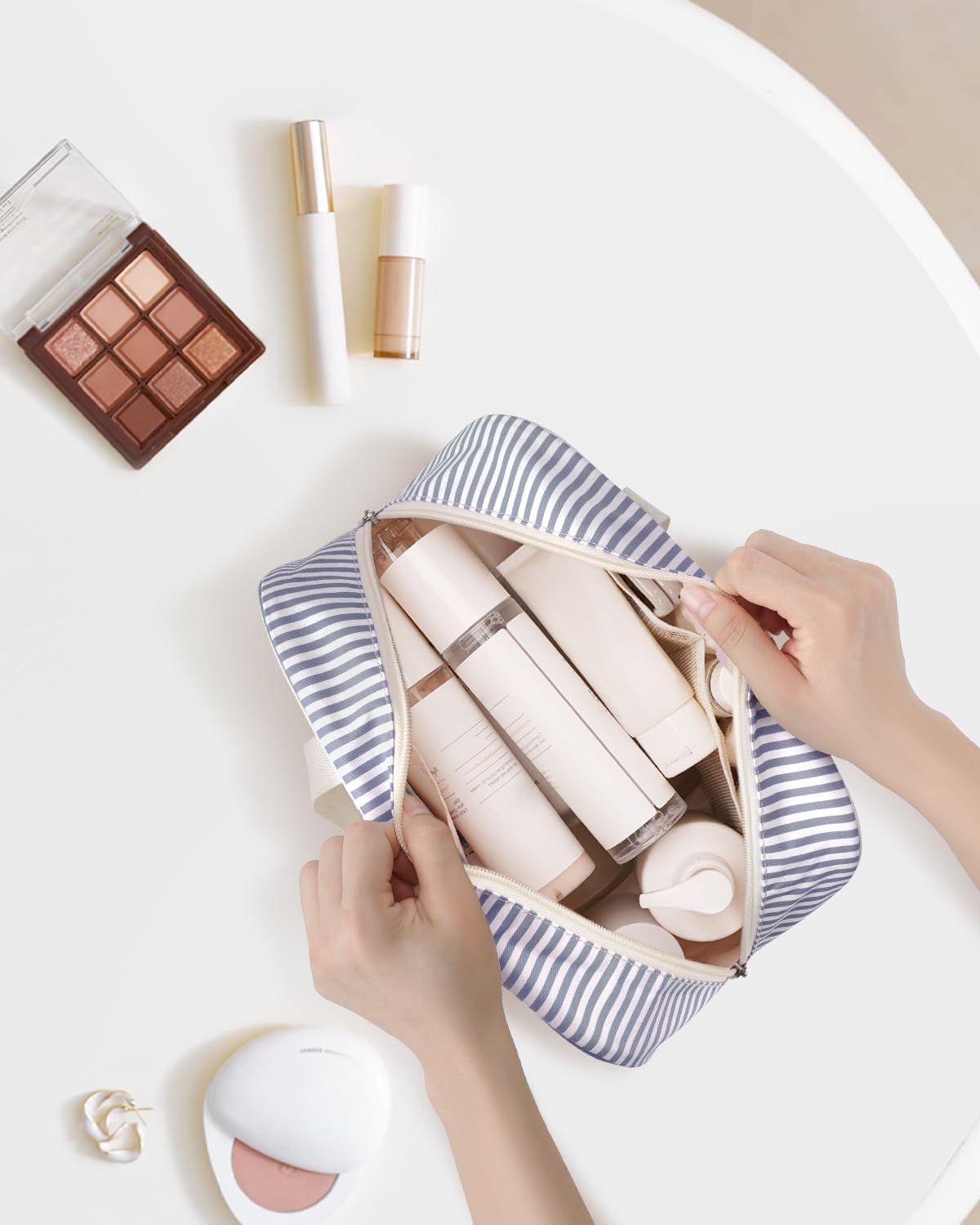 Thumbnail 6 de Full Size Toiletry Bag Large Cosmetic Bag Travel Makeup Bag Organizer for Women